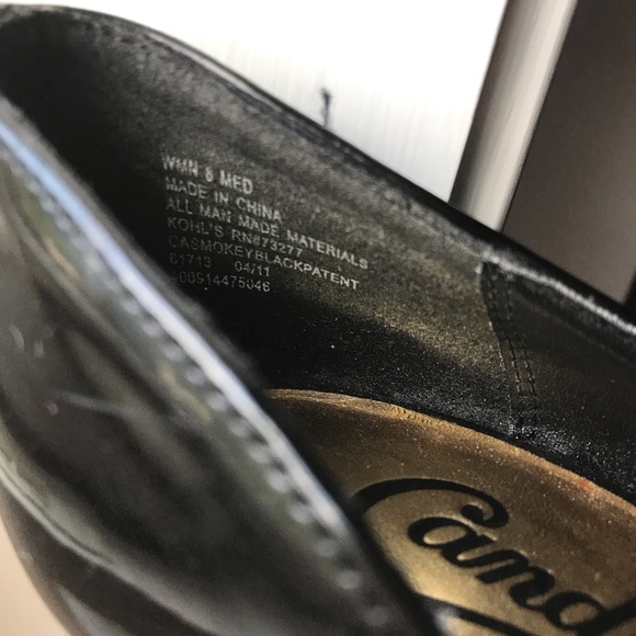 Candies Glossy Black platform pumps w/3” stiletto - Picture 6 of 6